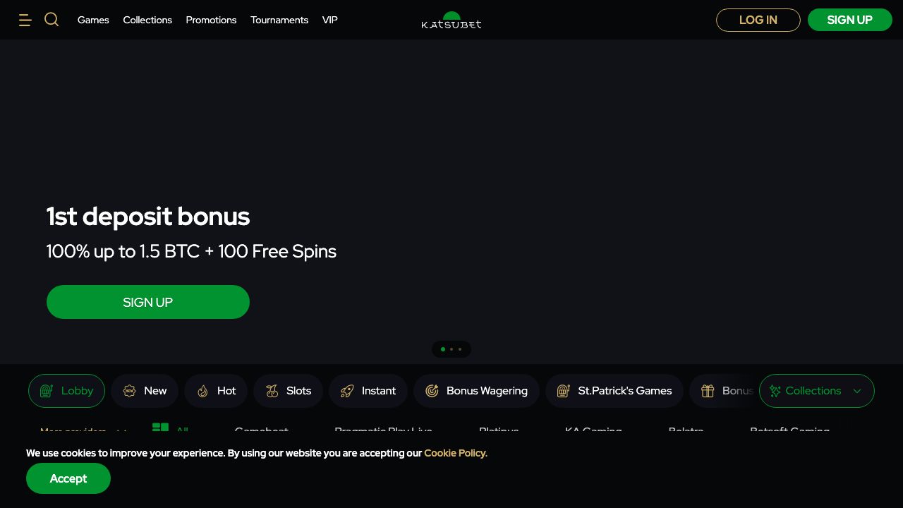 KatsuBet Casino screenshot