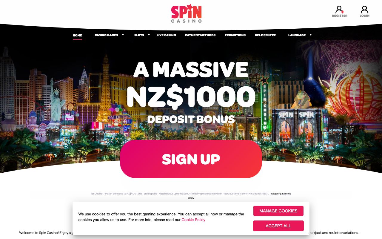 Spin Casino screenshot